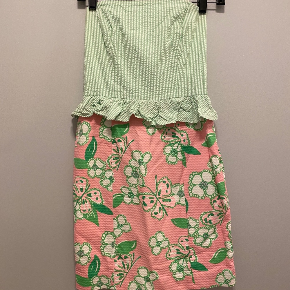 Strapless Lilly Pulitzer Dress!
